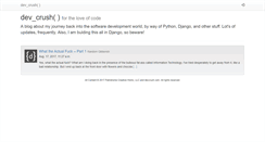 Desktop Screenshot of devcrush.com
